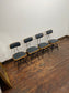 One Of A Kind Custom Built Industrial Rotating Adjustable Chairs - Set Of 4