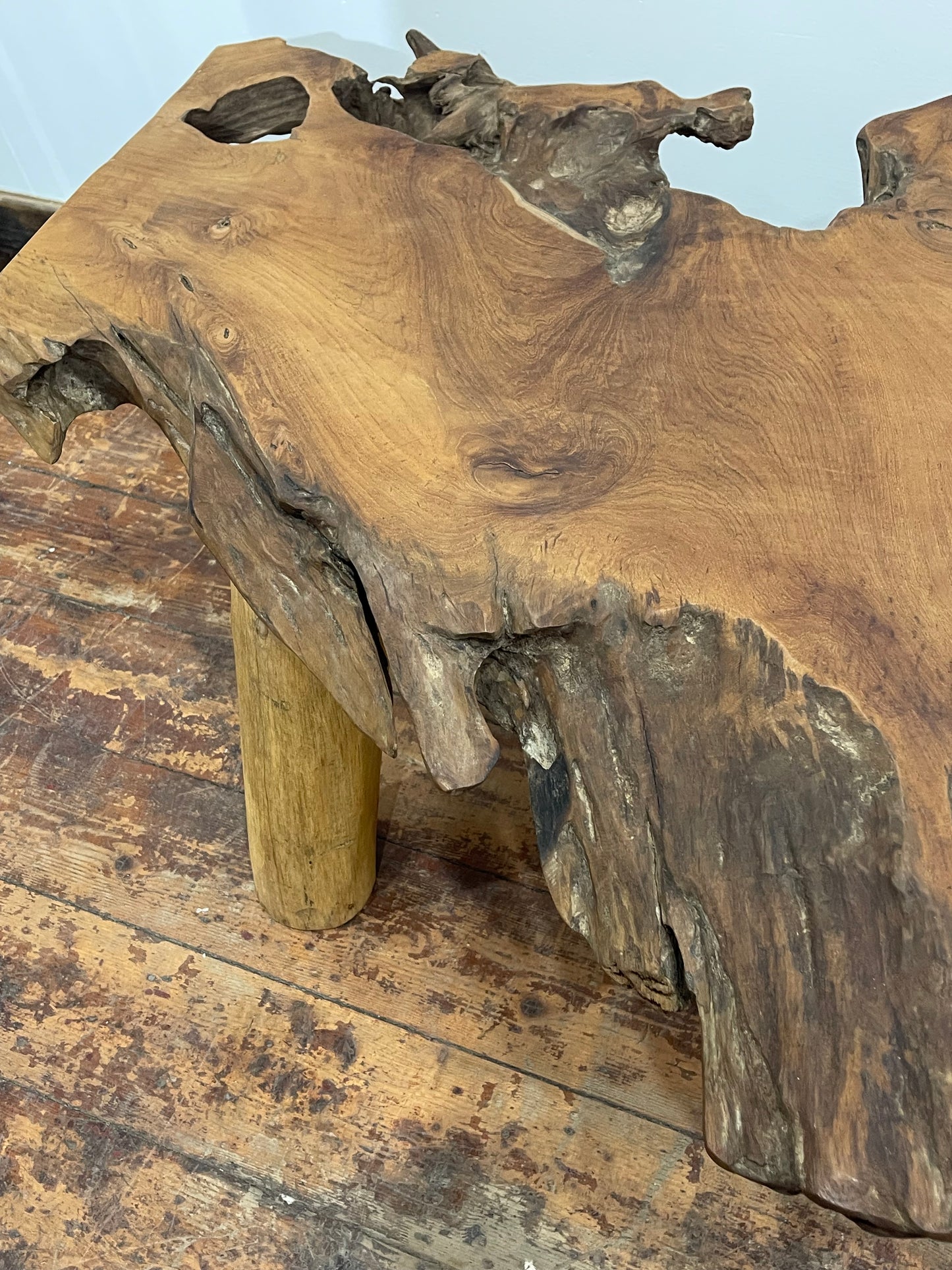 Natural Rootwood Coffee Table – Solid Wood- One of a Kind