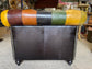 Stunning patchwork leather armchair