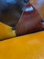 Stunning patchwork leather armchair