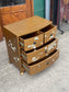 Vintage Hand-Painted Floral & Bird Chest of Drawers – 5 Drawer Oriental Style
