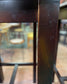Pair of solid wood square poseur tables