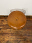 Set of 4 Genuine Leather Stools – Tan Brown Wooden Legs