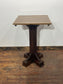 Set of 3 High Wooden Poseur Tables Pub Bar Restaurant Dark Wood Bases