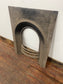 Antique Cast Iron Fireplace Surround & Grate Victorian Arched Fire Basket