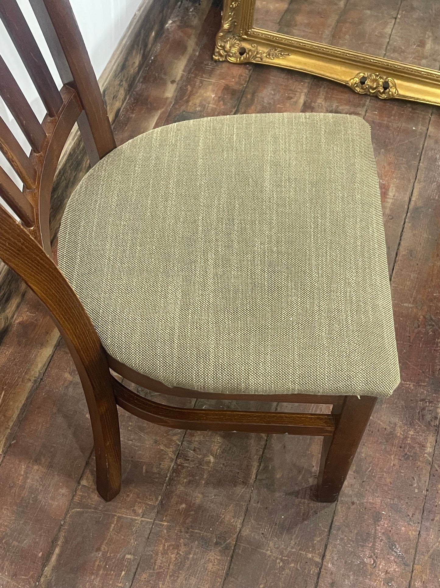 Set of 10 Traditional Wooden Dining Chairs – Brand New Seat Pads