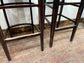 Set of 4 traditional wooden pub bar stools