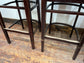 Set of 4 traditional wooden pub bar stools