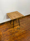 Solid Wood 2 Seater Dining Table Black Hairpin Legs Café Restaurant Table