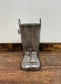 Silver metal wellington boot umbrella stand