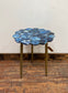 Blue agate side / end table