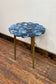 Blue agate side / end table