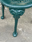 Irish Harp Cast Iron Chair Celtic Style Ornate Metal Pub Chair
