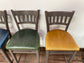 5 x shabby chic grey bar stools