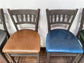 5 x shabby chic grey bar stools