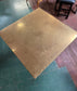 Vintage / retro solid brass pub table with cast iron base