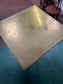 Vintage / retro solid brass pub table with cast iron base