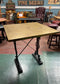 Vintage / retro solid brass pub table with cast iron base