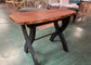 Retro / vintage style hammered copper top pub table