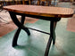 Retro / vintage style hammered copper top pub table