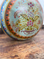Hand-Painted Indian Rajasthani Decorative Bottle Vase Floral Folk Art Ornament