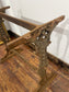 Antique Victorian Cobden Table - Ornate Cast Iron Base