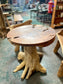 Rootwood Live Edge Dining Table & 2 Chairs Rustic Solid Wood Natural Set