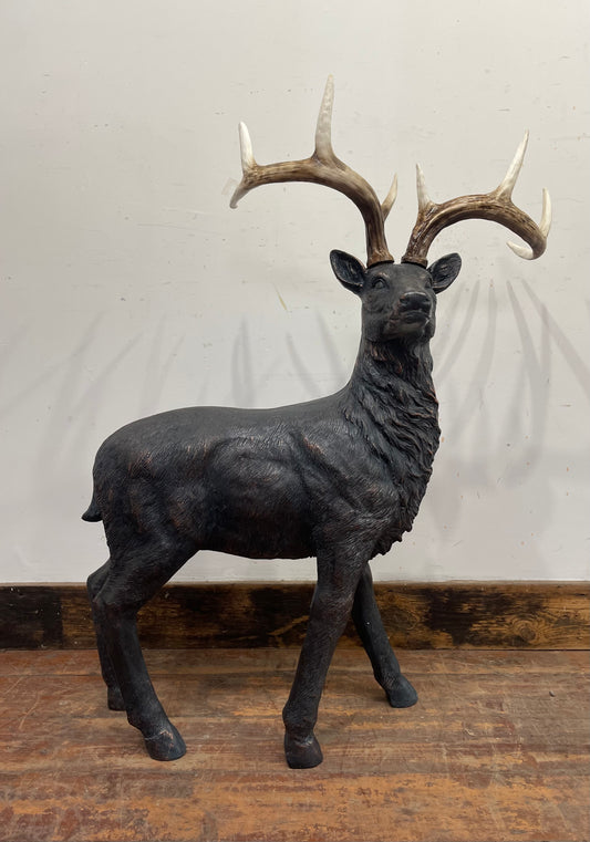 Large resin stag / reindeer for Christmas or garden ornament