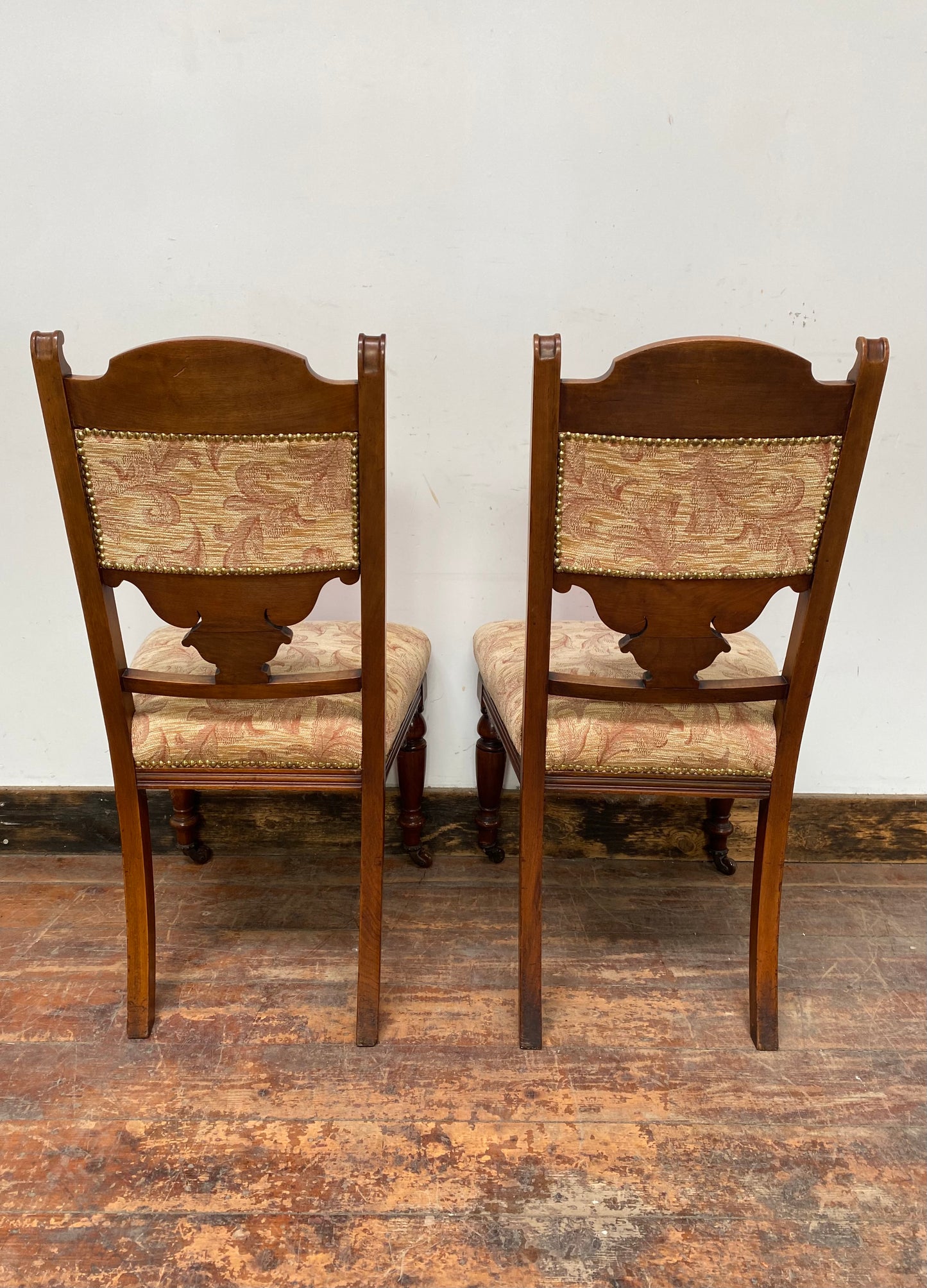 Pair of pretty matching antique chairs