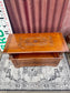 Genuine Antique Carved Oak Monk’s Bench Settle Storage Seat Hall Bench
