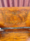 Genuine Antique Carved Oak Monk’s Bench Settle Storage Seat Hall Bench