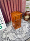 Antique Edwardian Oak Bedside Cabinet Pot Cupboard c.1900 Carved Gallery