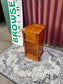 Antique Edwardian Oak Bedside Cabinet Pot Cupboard c.1900 Carved Gallery