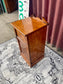 Antique Edwardian Oak Bedside Cabinet Pot Cupboard c.1900 Carved Gallery
