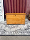 Antique Victorian Pine Blanket Chest Storage Box Trunk c.1880–1900