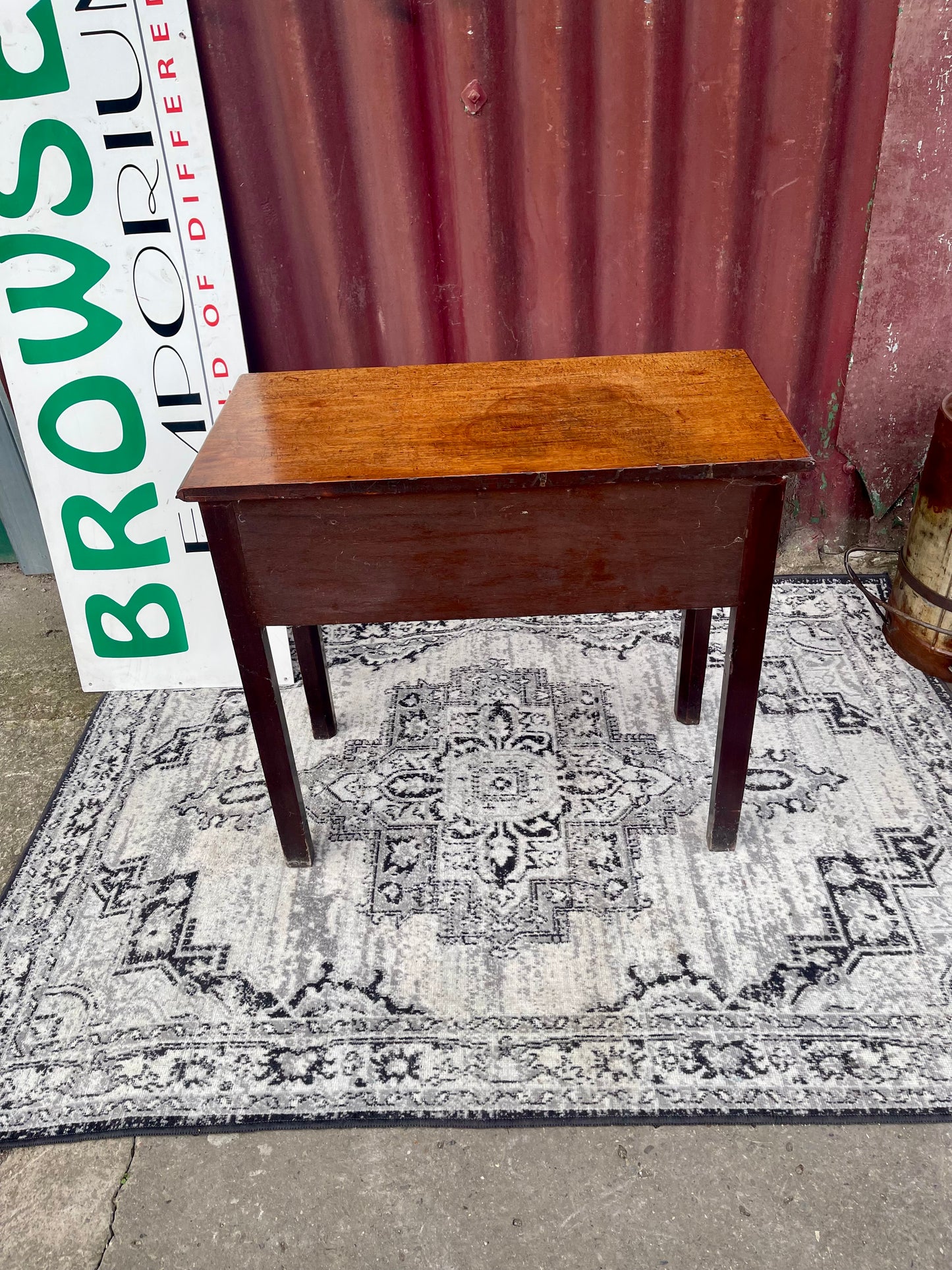 Antique Oak Side Table – Late Victorian / Edwardian, Circa 1900