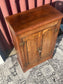 Antique Victorian Wooden Cabinet Cupboard c.1880–1900 Brass Hardware
