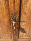 Antique Victorian Wooden Cabinet Cupboard c.1880–1900 Brass Hardware