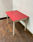 Vintage 1950s red formica table