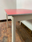Vintage 1950s red formica table