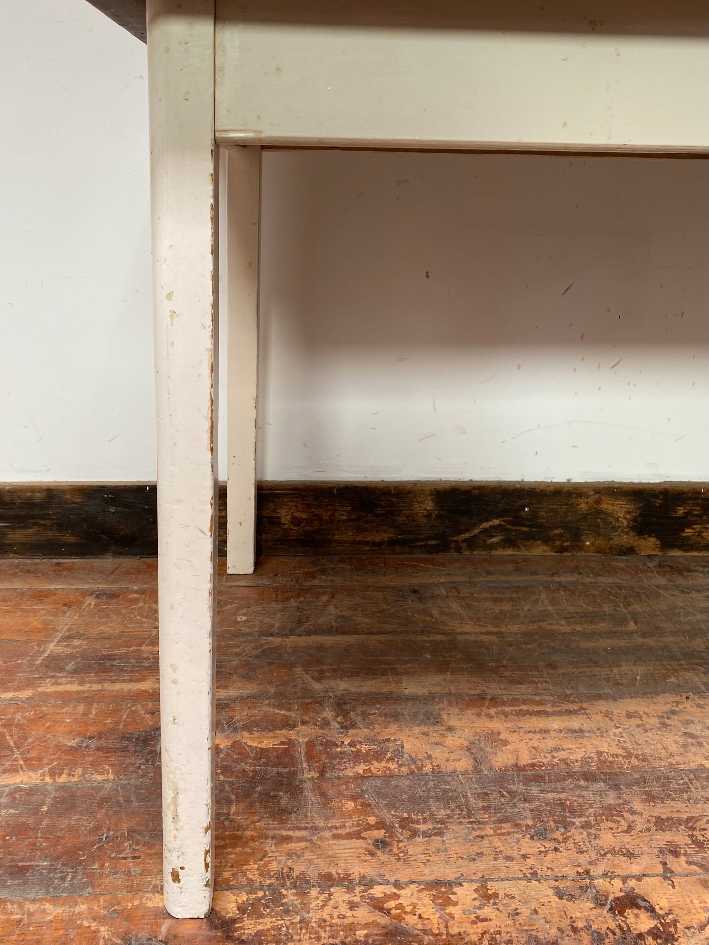 Vintage 1950s red formica table