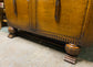 Antique oak carved sideboard drinks cabinet 1930s / 1940s