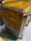 Antique oak carved sideboard drinks cabinet 1930s / 1940s