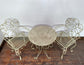 Pretty patio set with 2 chairs and table