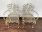 Pretty patio set with 2 chairs and table