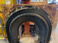 Vintage cast iron metal fireplace and grate insert