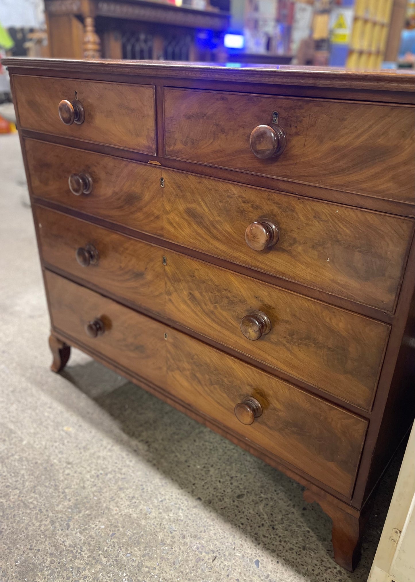 Large retro chest of drawers