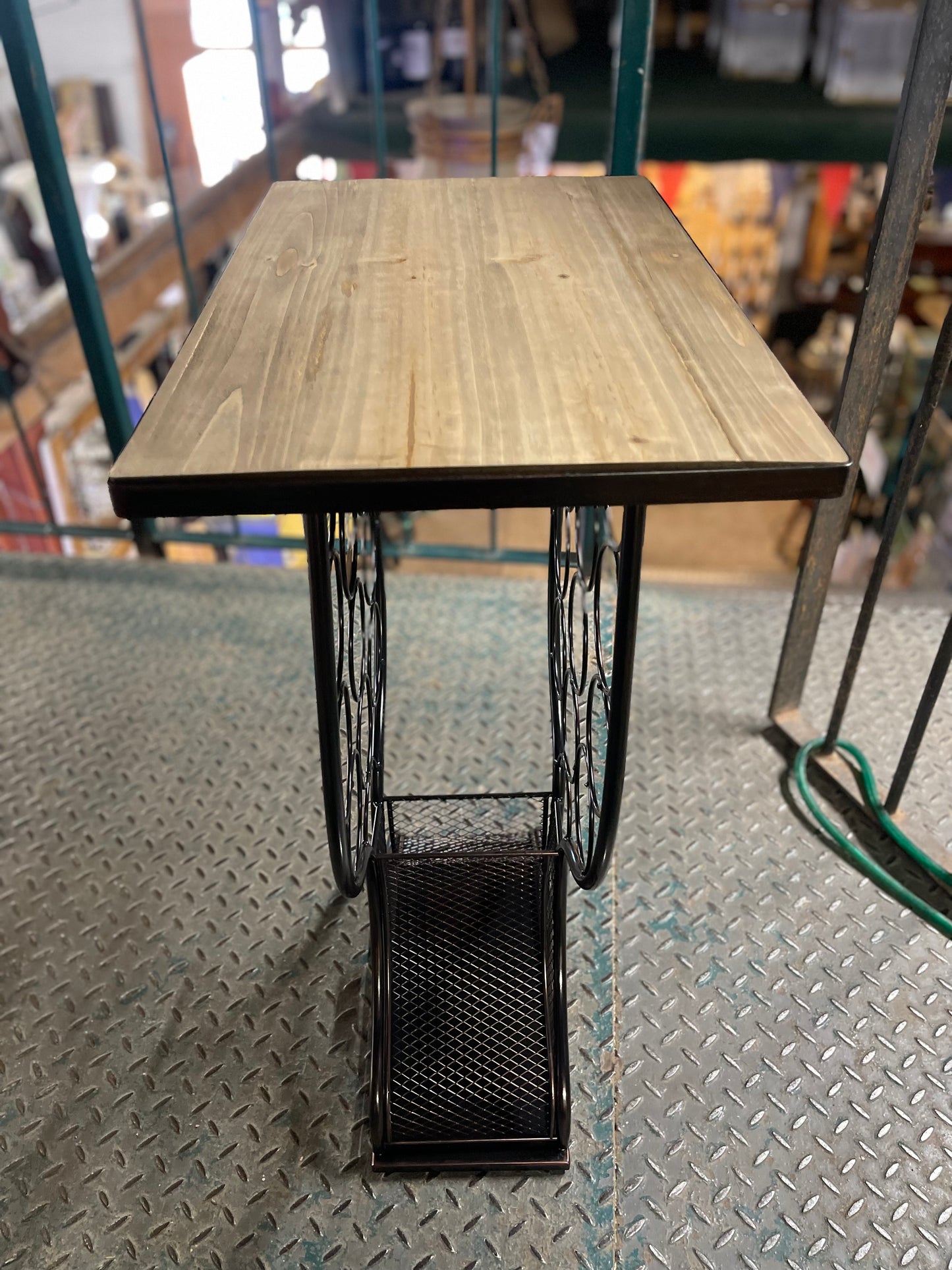 12 bottle wine rack / 4 tier holder and side table