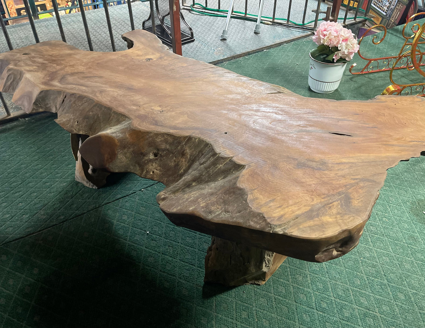 Unique root wood coffee table