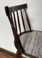 Set of 6 x retro style wooden bar stools